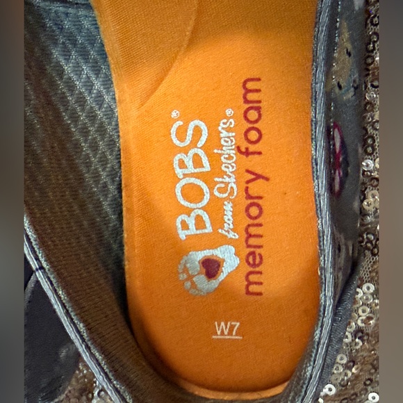 Skechers BOBS Gray Slip-On Shoes - Picture 8 of 8